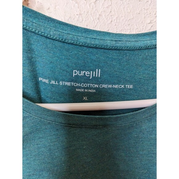 Lot of 2  Pure J Jill Women's Long Sleeve Top Grey Blue Women Size XL Pima Basic - Picture 5 of 6